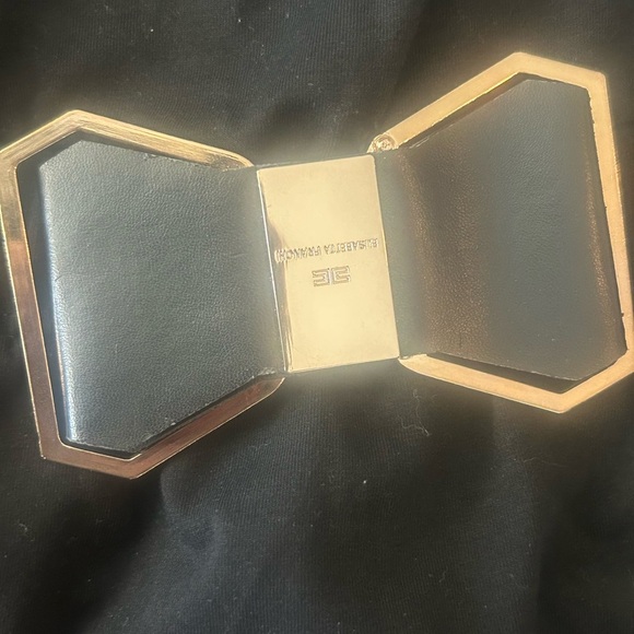 Elisabetta Franchi Shirt Dress Bow and Heart Detail Size M - Picture 3 of 5